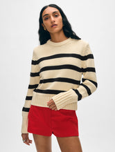 Load image into Gallery viewer, Organic Cotton Striped Crewneck