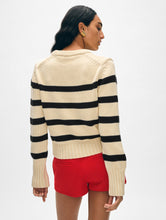 Load image into Gallery viewer, Organic Cotton Striped Crewneck