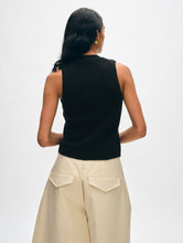 Load image into Gallery viewer, Cashmere Ribbed Button Vest