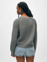 Load image into Gallery viewer, Organic Cotton Plaited Crewneck