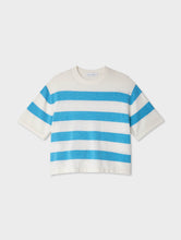 Load image into Gallery viewer, Cashmere Striped Easy Tee