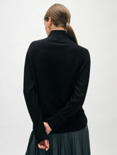 Load image into Gallery viewer, Cashmere Rib Trim Standneck