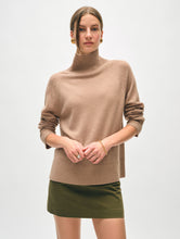 Load image into Gallery viewer, Cashmere Rib Trim Standneck