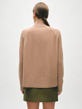 Load image into Gallery viewer, Cashmere Rib Trim Standneck