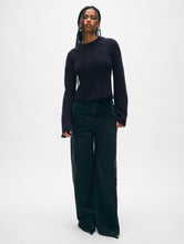 Load image into Gallery viewer, Cashmere Fluted Sleeve Top