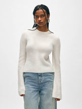 Load image into Gallery viewer, Cashmere Fluted Sleeve Top