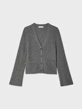 Load image into Gallery viewer, Cashmere Fluted Sleeve Cardigan