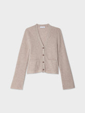 Load image into Gallery viewer, Cashmere Fluted Sleeve Cardigan