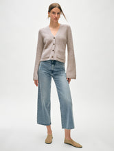 Load image into Gallery viewer, Cashmere Fluted Sleeve Cardigan