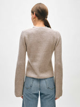 Load image into Gallery viewer, Cashmere Fluted Sleeve Cardigan