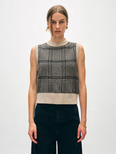 Load image into Gallery viewer, Cashmere Houndstooth Shell