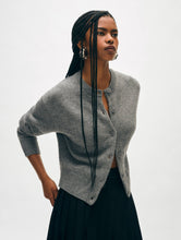 Load image into Gallery viewer, Merino Cashmere Crewneck Cardigan