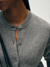 Load image into Gallery viewer, Merino Cashmere Crewneck Cardigan