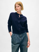 Load image into Gallery viewer, Merino Cashmere Crewneck Cardigan