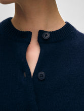 Load image into Gallery viewer, Merino Cashmere Crewneck Cardigan