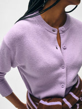 Load image into Gallery viewer, Merino Cashmere Crewneck Cardigan