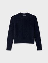 Load image into Gallery viewer, Cashmere Cable Crewneck