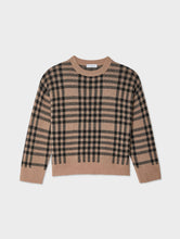 Load image into Gallery viewer, Cashmere Plaid Crewneck