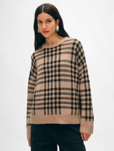 Load image into Gallery viewer, Cashmere Plaid Crewneck