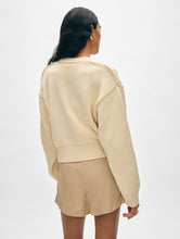 Load image into Gallery viewer, Organic Cotton V Neck Cardigan