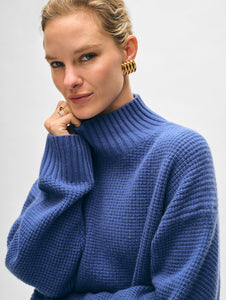 Cashmere Waffle Standneck