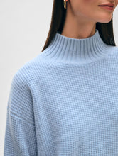 Load image into Gallery viewer, Cashmere Waffle Standneck