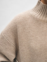 Load image into Gallery viewer, Cashmere Waffle Standneck