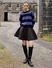 Load image into Gallery viewer, Cashmere Block Striped Crewneck