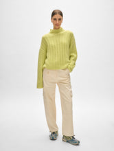 Load image into Gallery viewer, Cashmere Blend Wide Rib Standneck