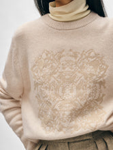 Load image into Gallery viewer, Cashmere Fairytale Embroidered Crewneck