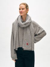 Load image into Gallery viewer, Cashmere Heart Travel Wrap