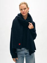 Load image into Gallery viewer, Cashmere Heart Travel Wrap