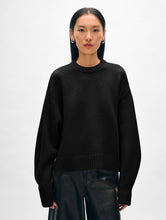 Load image into Gallery viewer, Merino Cashmere Drop Shoulder Crewneck