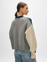 Load image into Gallery viewer, Merino Cashmere Drop Shoulder Crewneck