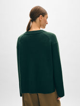 Load image into Gallery viewer, Cashmere Side Slit V Neck