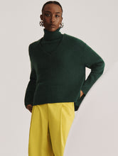 Load image into Gallery viewer, Cashmere Side Slit V Neck