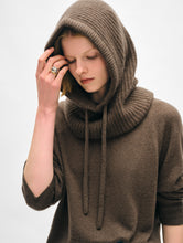 Load image into Gallery viewer, Cashmere Ribbed Balaclava