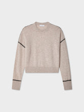 Load image into Gallery viewer, Cashmere Blanket Stitch Crewneck