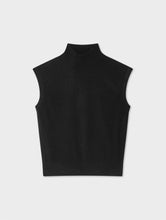 Load image into Gallery viewer, Cashmere Sleeveless Mockneck