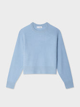 Load image into Gallery viewer, Cashmere Ribbed Saddle Sleeve Crewneck