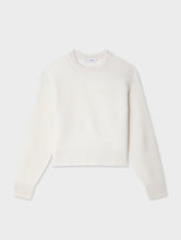 Load image into Gallery viewer, Cashmere Ribbed Saddle Sleeve Crewneck