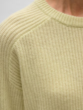 Load image into Gallery viewer, Cashmere Ribbed Saddle Sleeve Crewneck