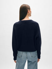 Load image into Gallery viewer, Cashmere Ribbed Saddle Sleeve Crewneck