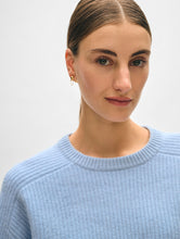 Load image into Gallery viewer, Cashmere Ribbed Saddle Sleeve Crewneck