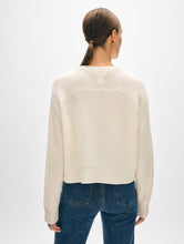 Load image into Gallery viewer, Cashmere Ribbed Saddle Sleeve Crewneck