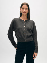 Load image into Gallery viewer, Cashmere Gold Button Cardigan