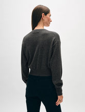 Load image into Gallery viewer, Cashmere Gold Button Cardigan