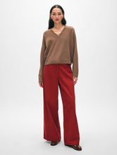 Load image into Gallery viewer, Cashmere Saddle Shoulder V Neck