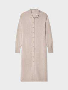 Cashmere Collared Duster Cardigan