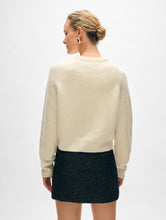 Load image into Gallery viewer, Merino Cashmere Bouclé Cardigan